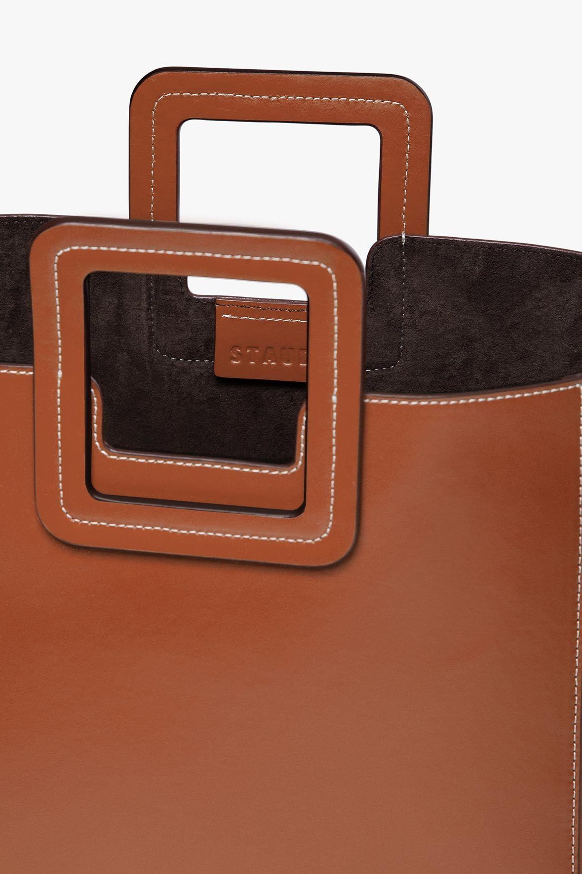 Shirley Leather Bag | Saddle — 7