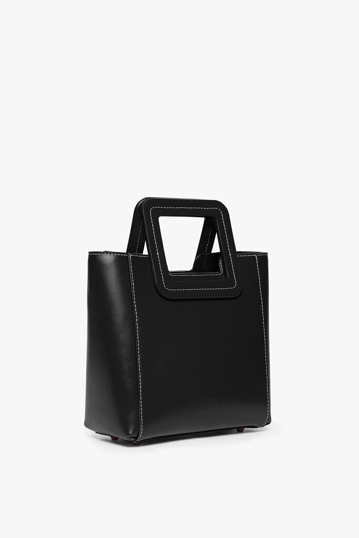Mini Shirley Leather Bag | Black — 6