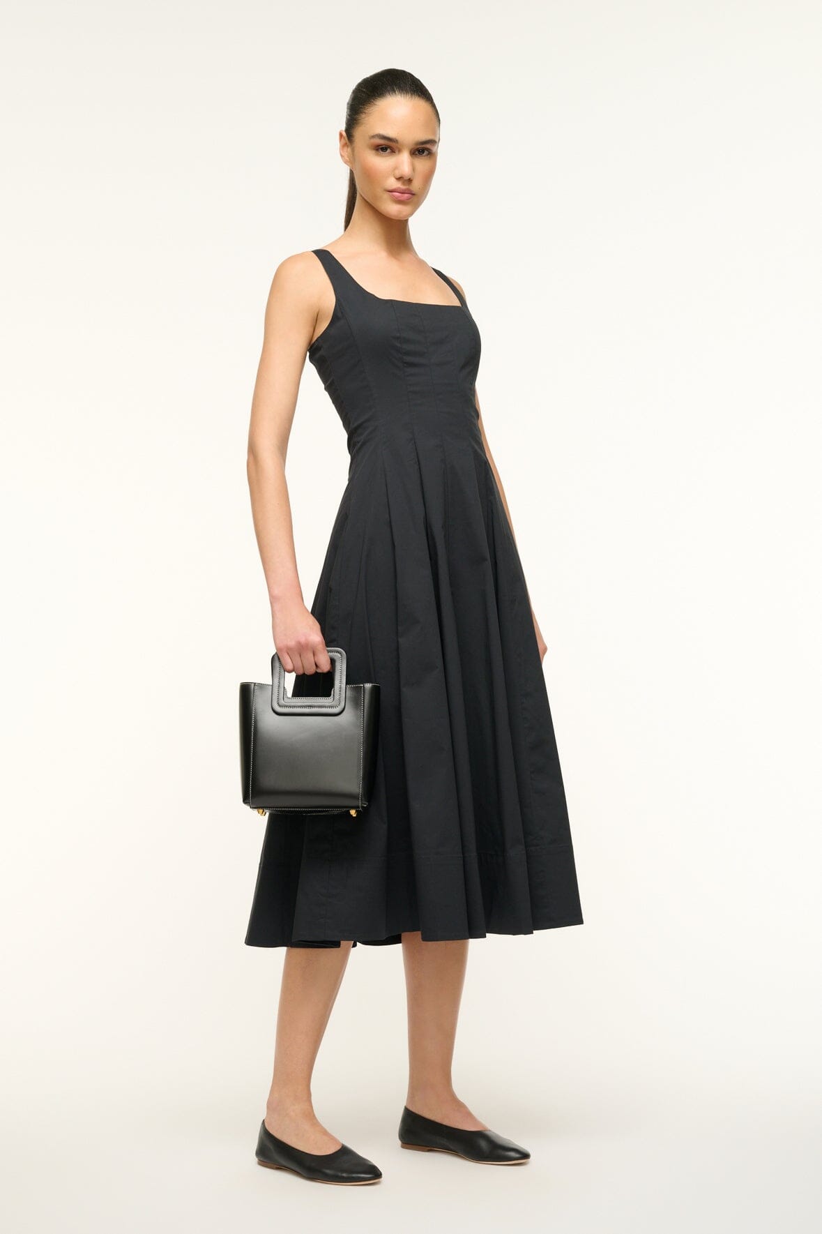 Mini Shirley Leather Bag | Black — 2