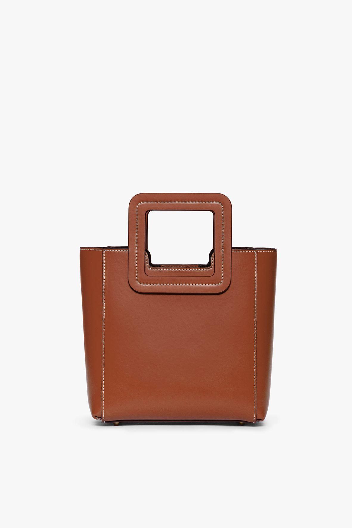 Mini Shirley Leather Bag | Saddle — 6