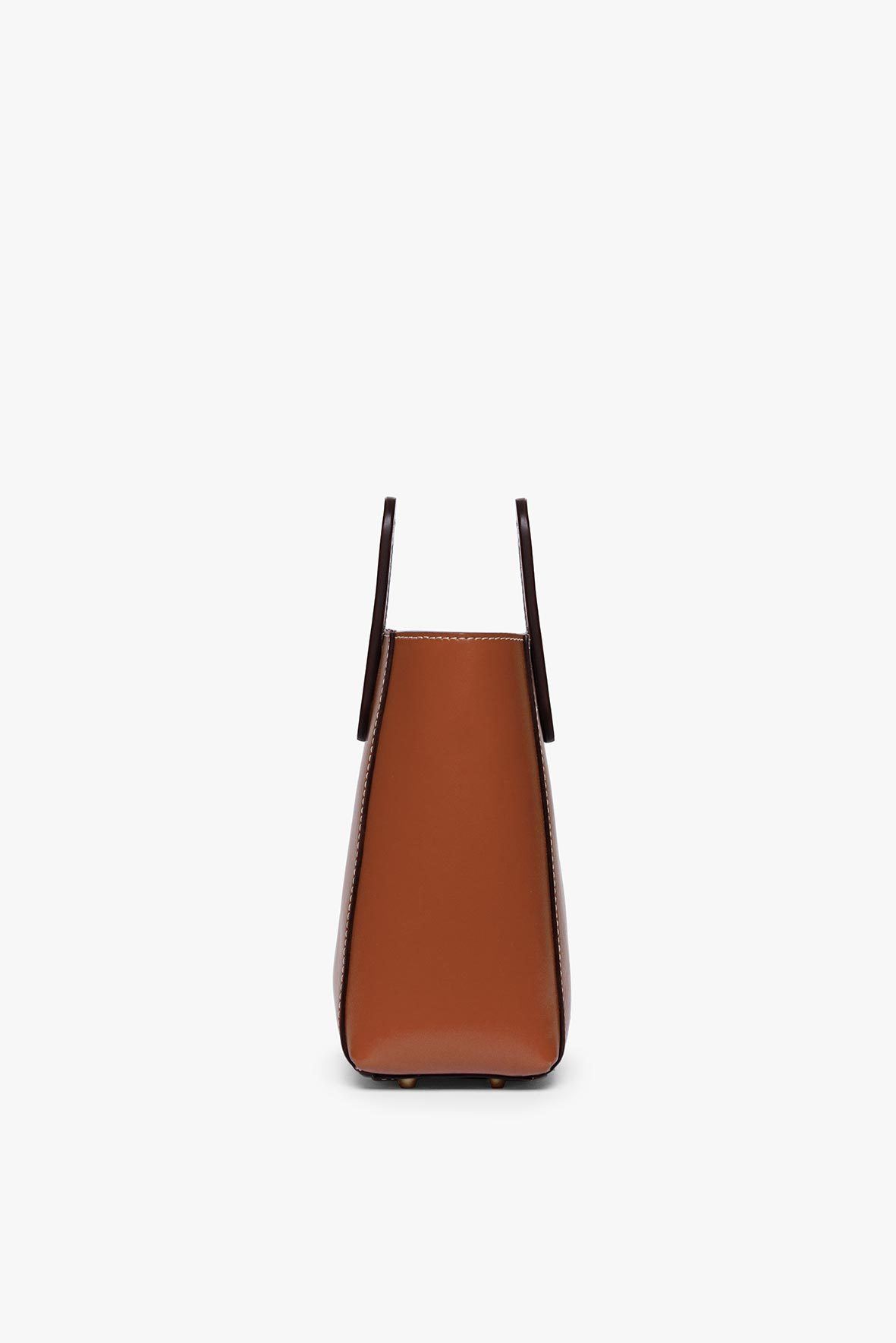 Mini Shirley Leather Bag | Saddle — 8
