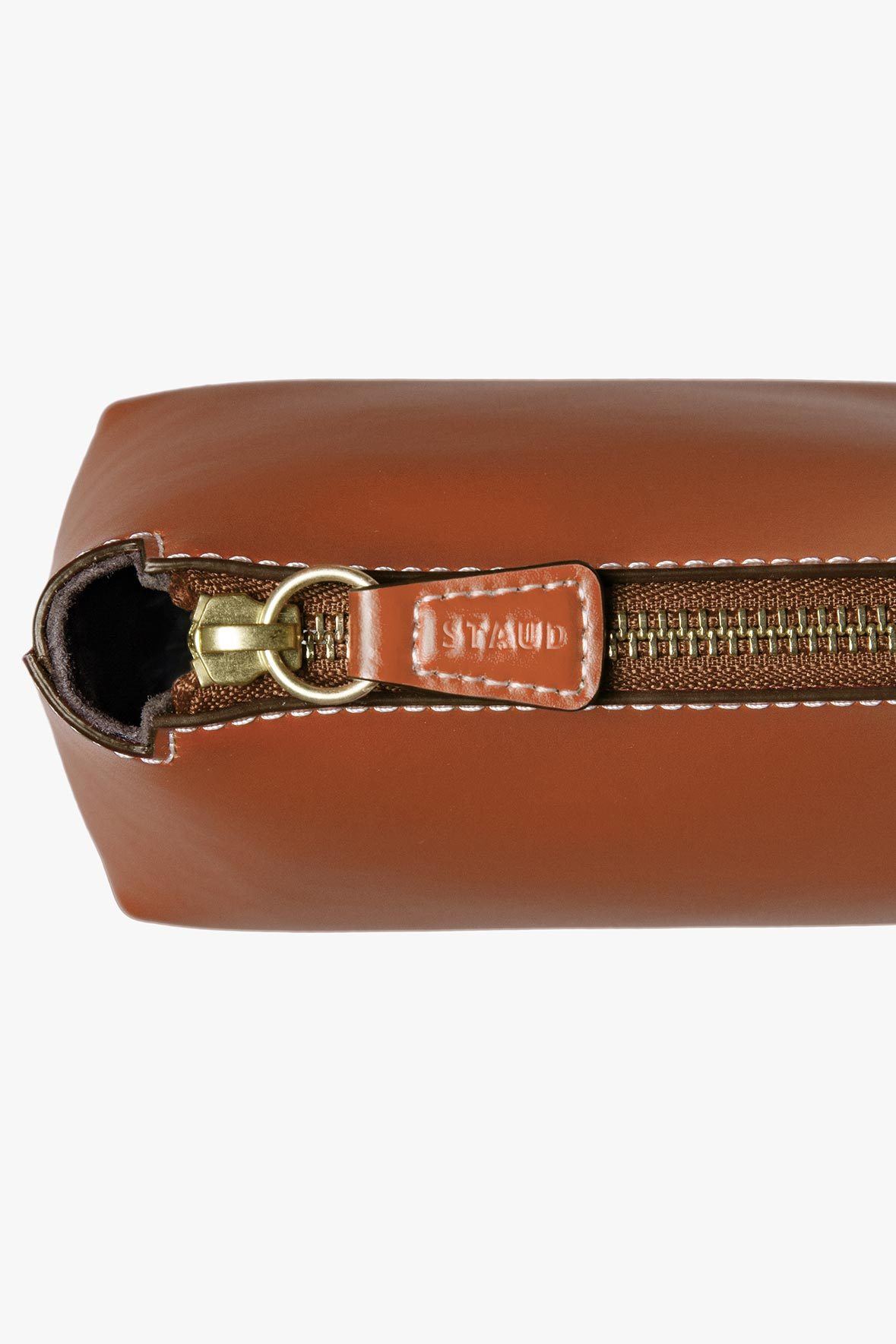 Mini Shirley Leather Bag | Saddle — 9