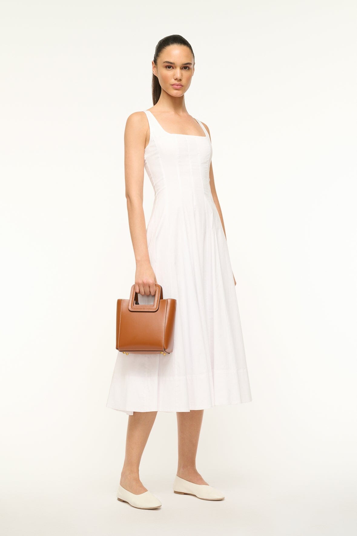 Mini Shirley Leather Bag | Saddle — 2