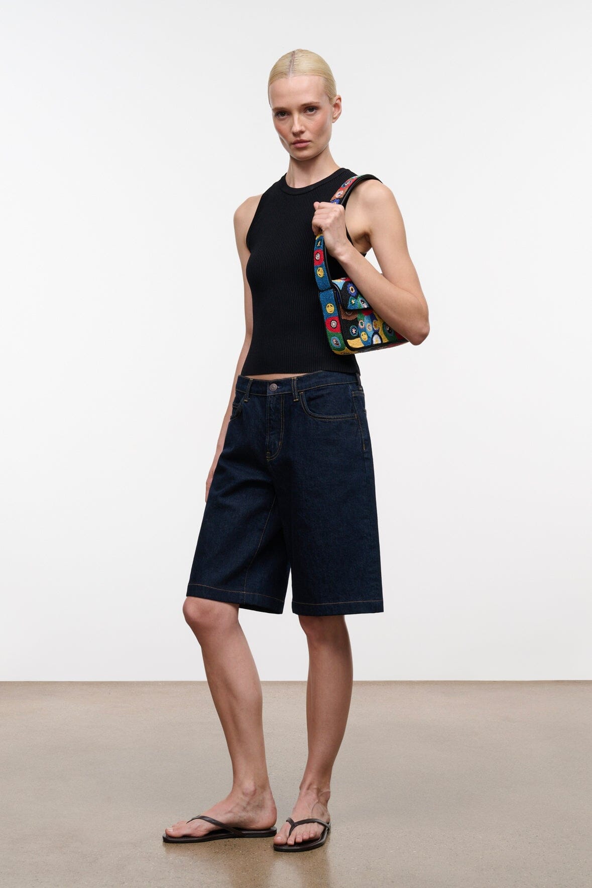 Tommy Beaded Bag | Black Millefiori — 6