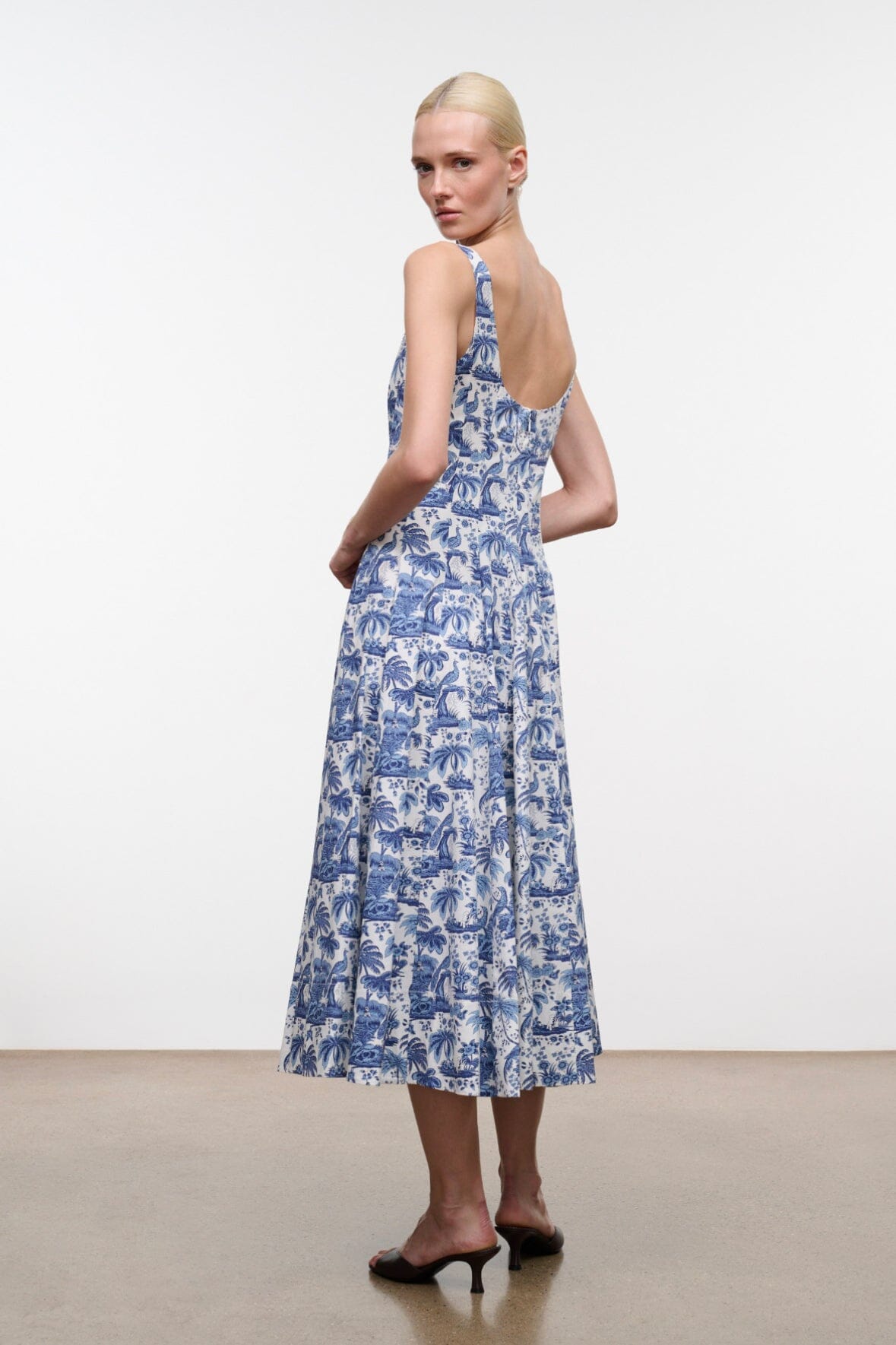 Wells Dress | Blue Toile — 3