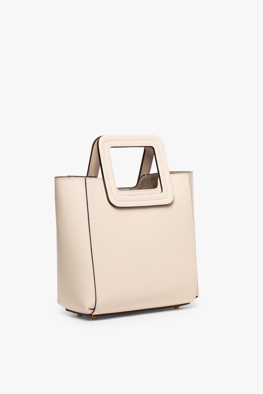 Mini Shirley Leather Bag | Cream — 6