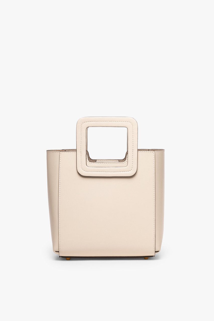 Mini Shirley Leather Bag | Cream — 1