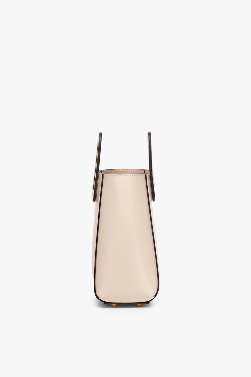 Mini Shirley Leather Bag | Cream — 7