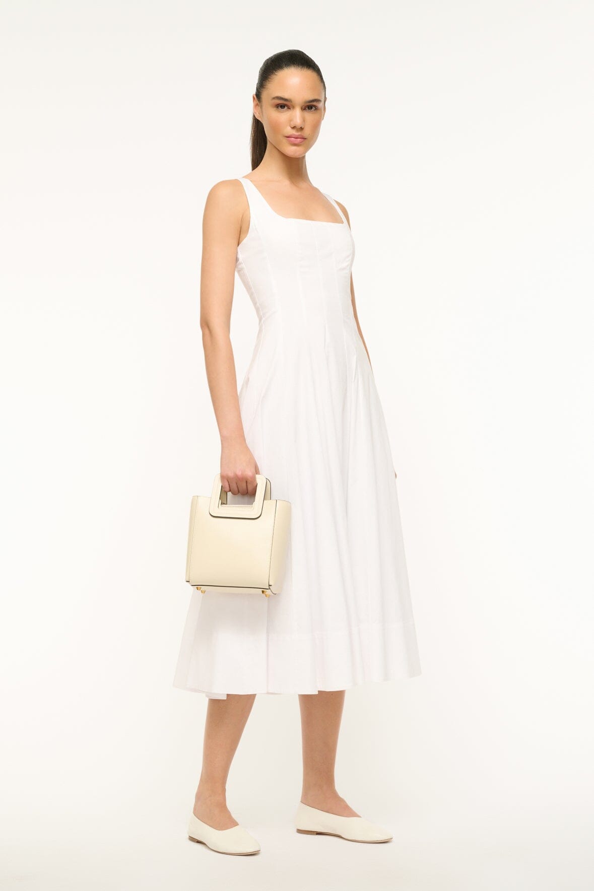 Mini Shirley Leather Bag | Cream — 2