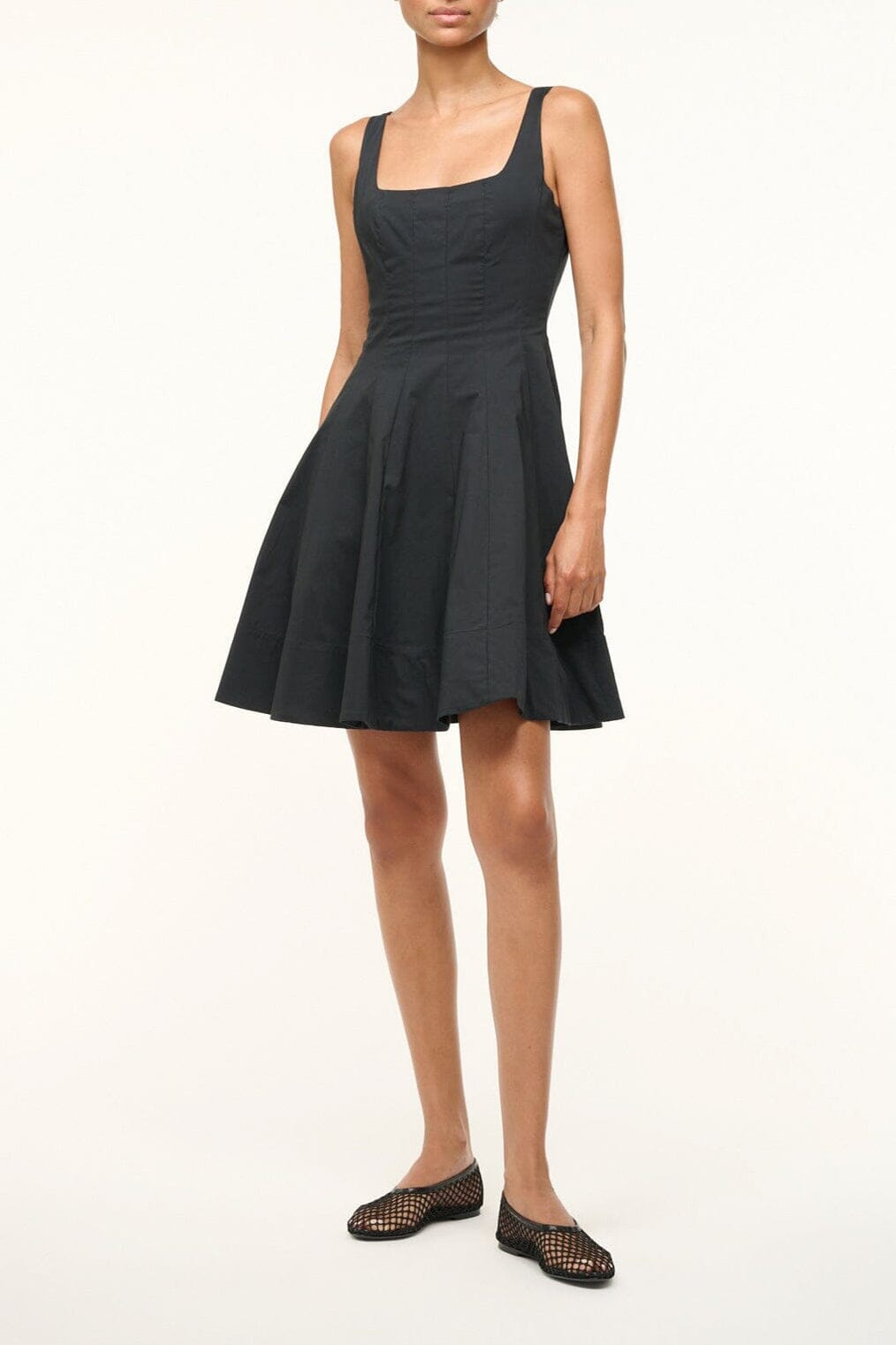Mini Wells Dress | Black — 1