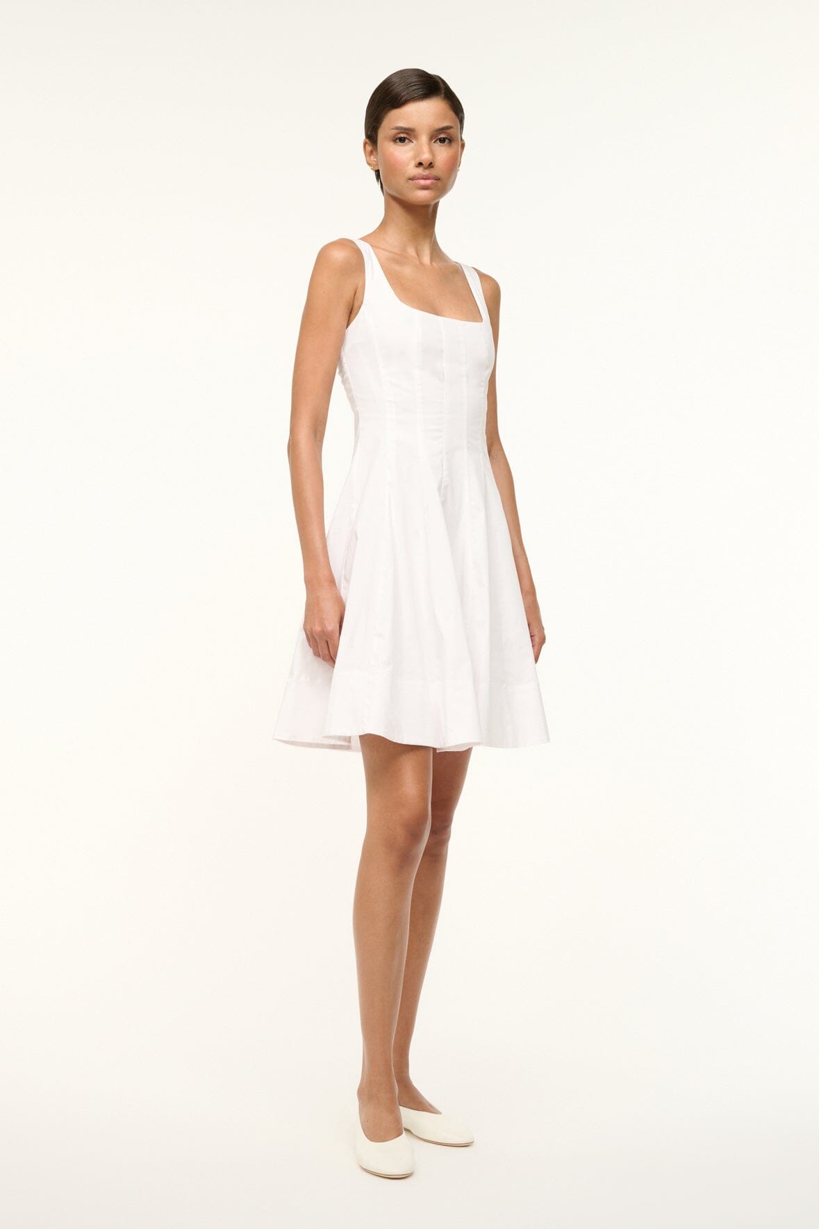 Mini Wells Dress | White — 2