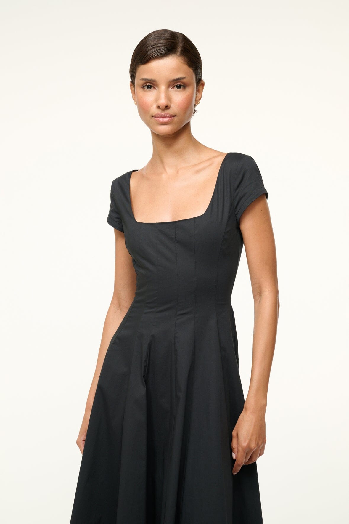 Short Sleeve Wells Dress | Black — 4