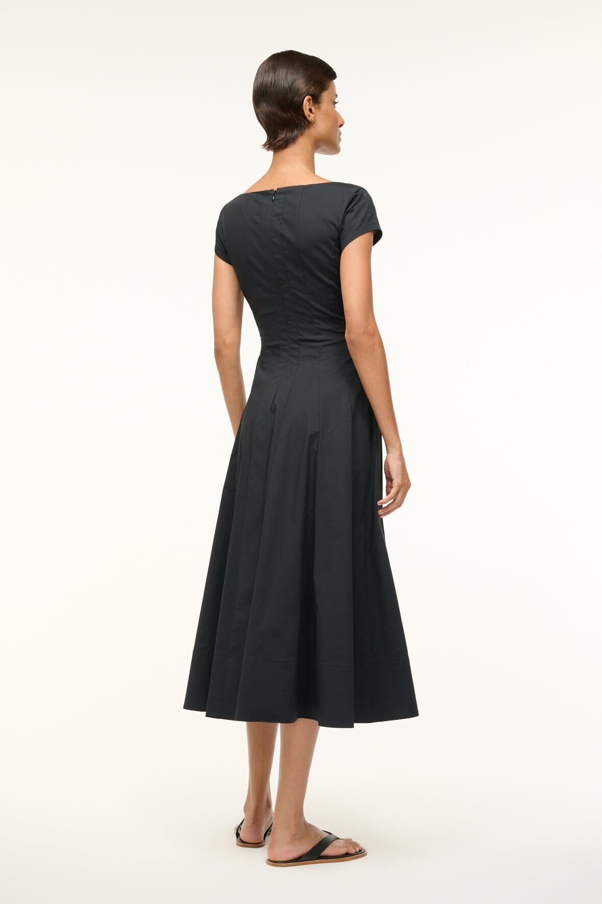 Short Sleeve Wells Dress | Black — 3