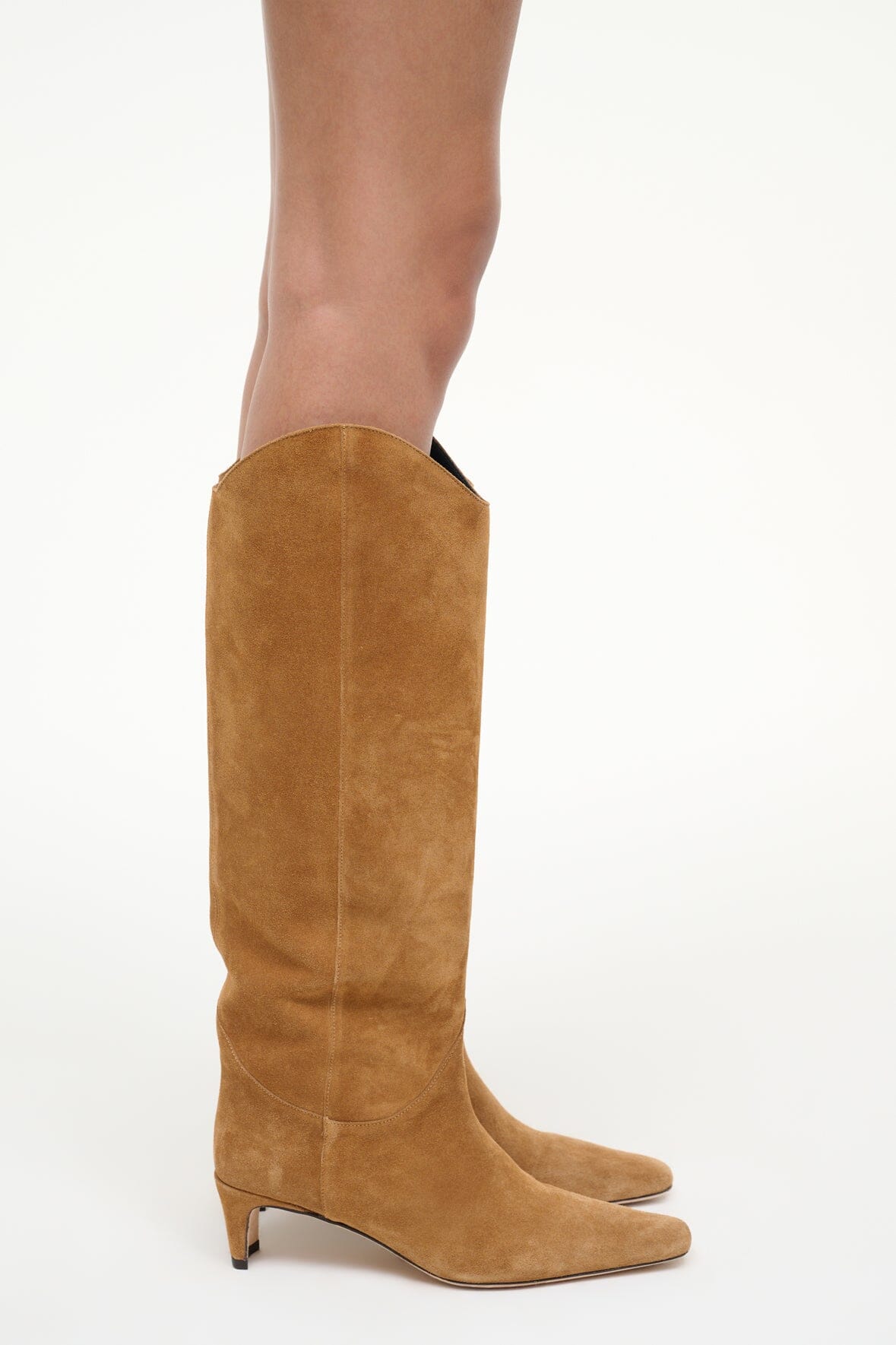 Western Wally Boot | Tan Suede — 5