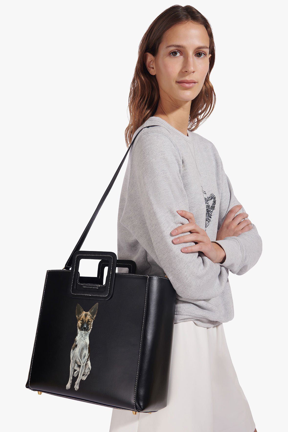 Custom Shirley Leather Bag | Black — 2