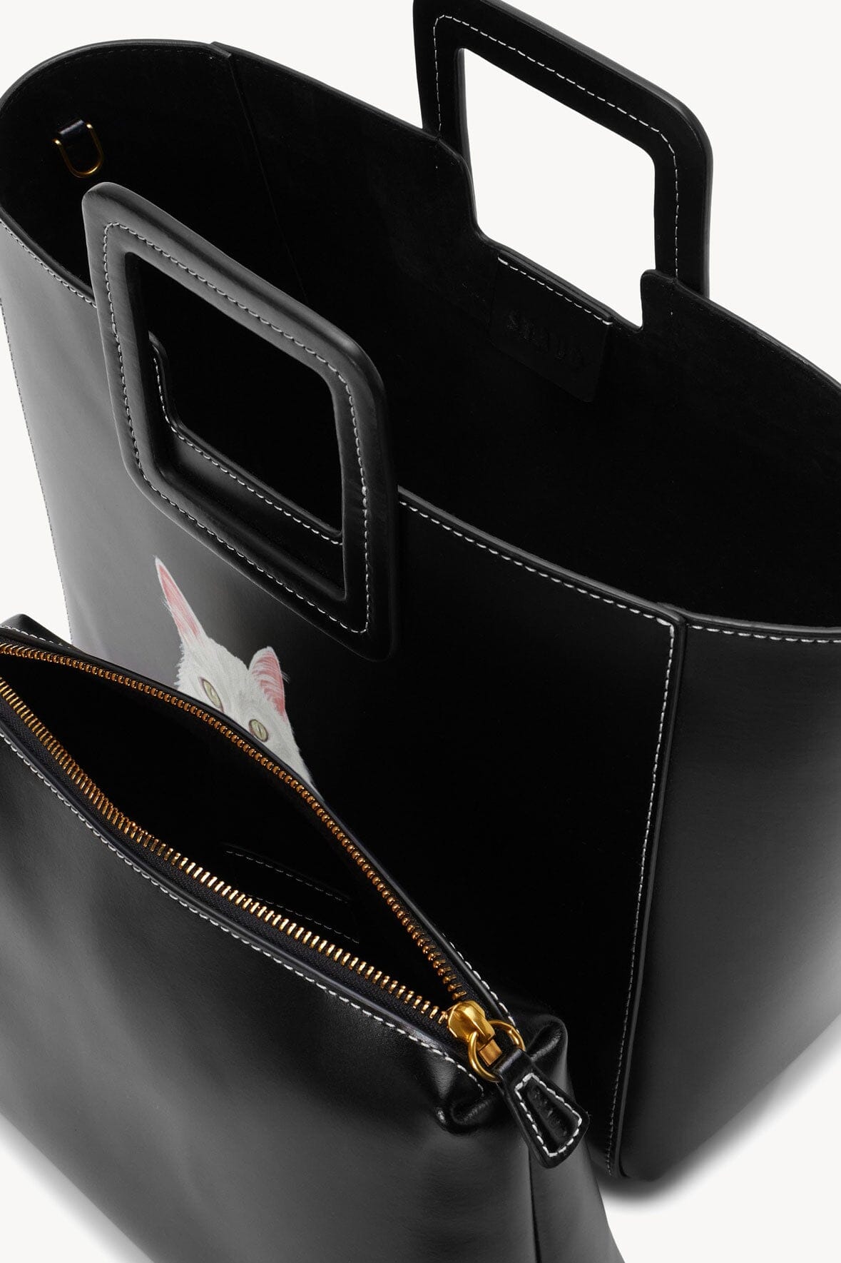Custom Shirley Leather Bag | Black — 8