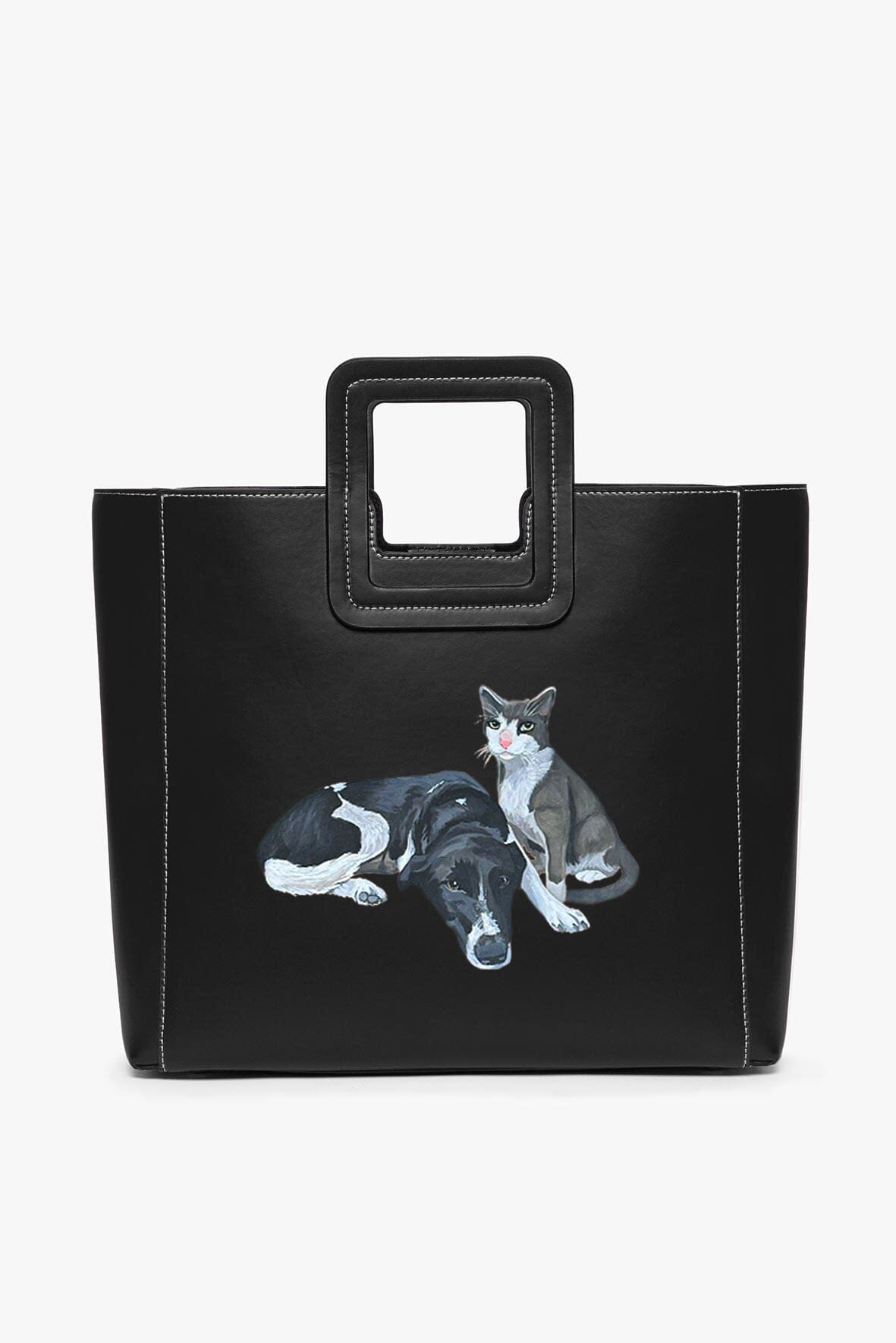Custom Shirley Leather Bag | Black — 4