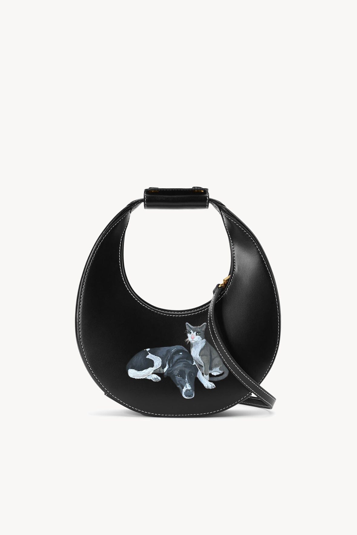 Custom Mini Moon Bag | Black — 2