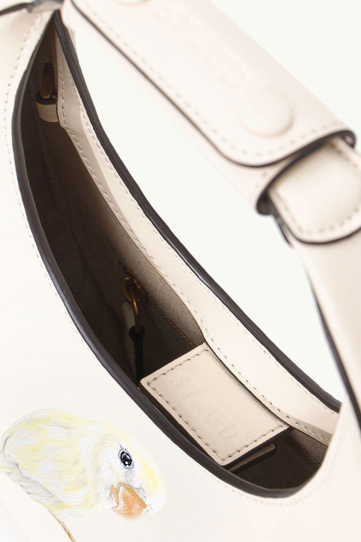 Custom Mini Moon Bag | Cream — 4