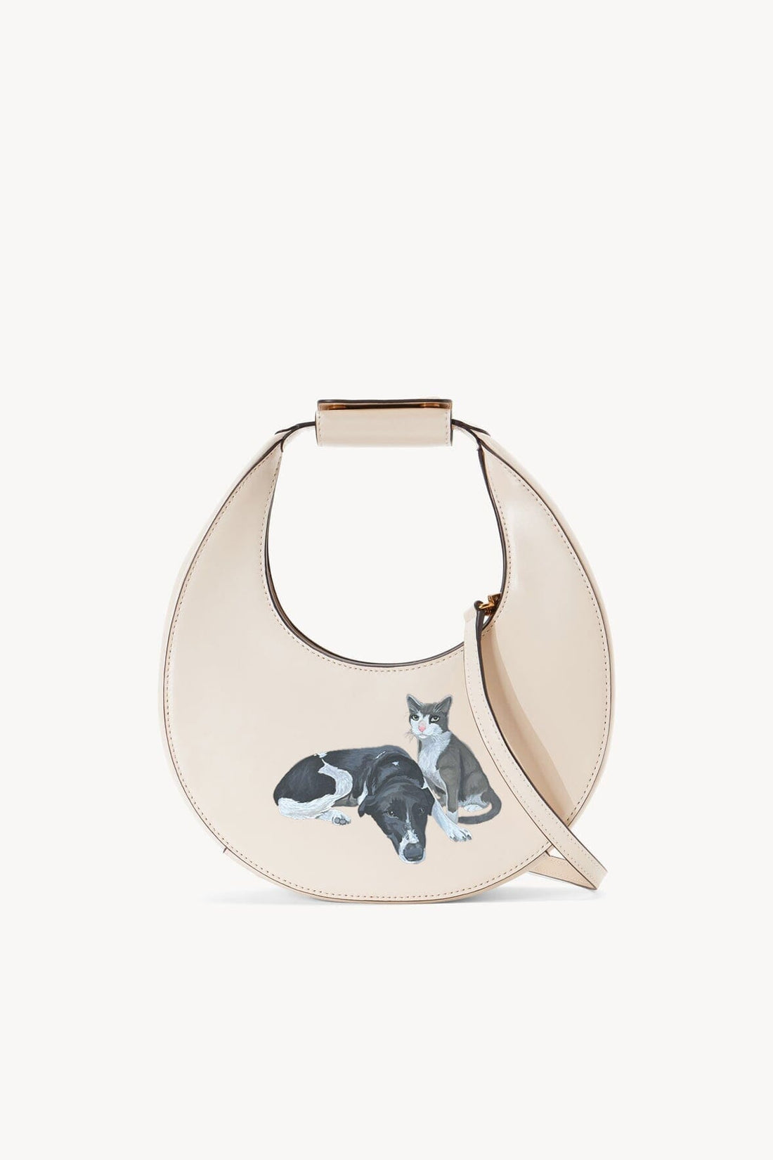 Custom Mini Moon Bag | Cream — 1