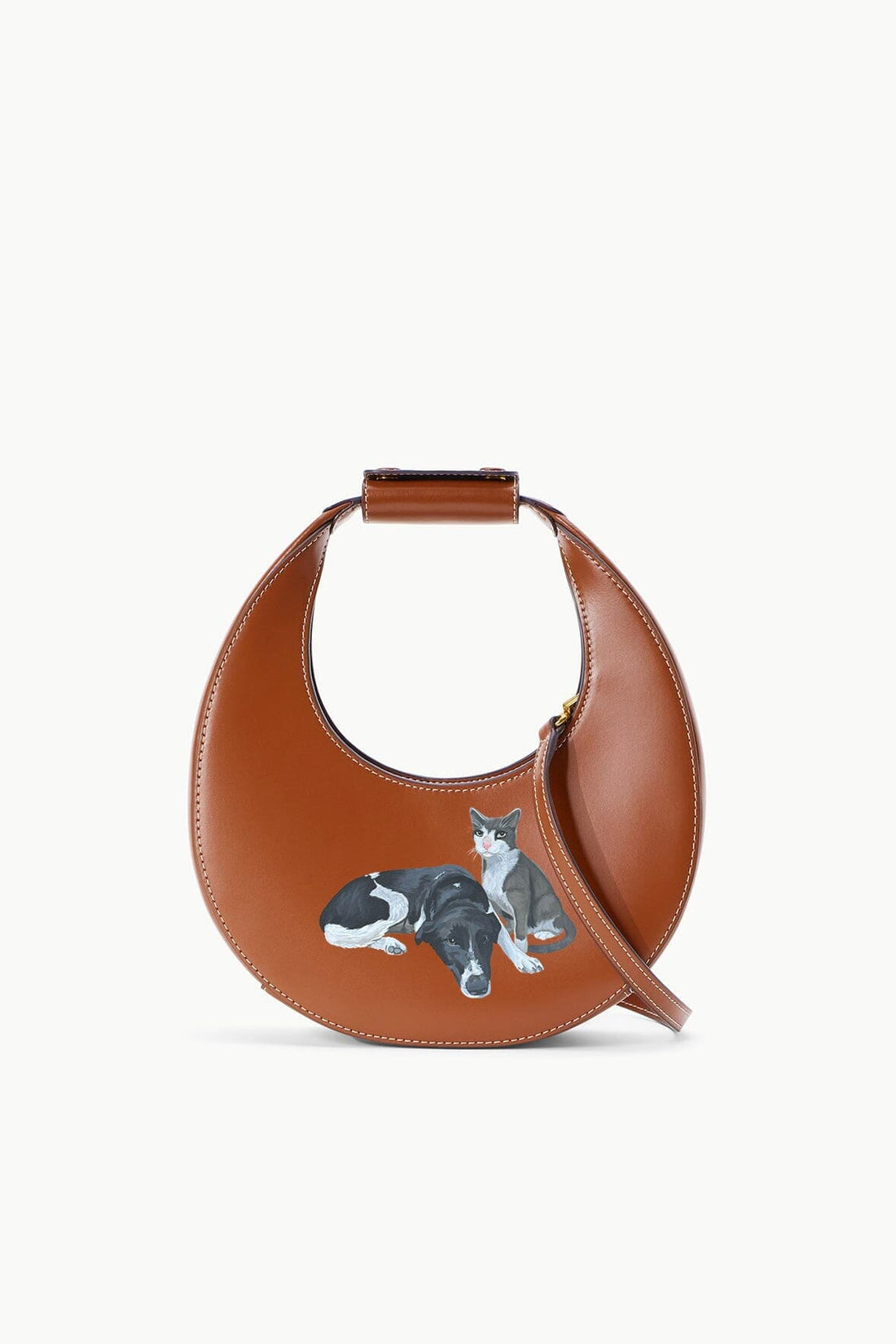 Custom Mini Moon Bag | Tan — 1