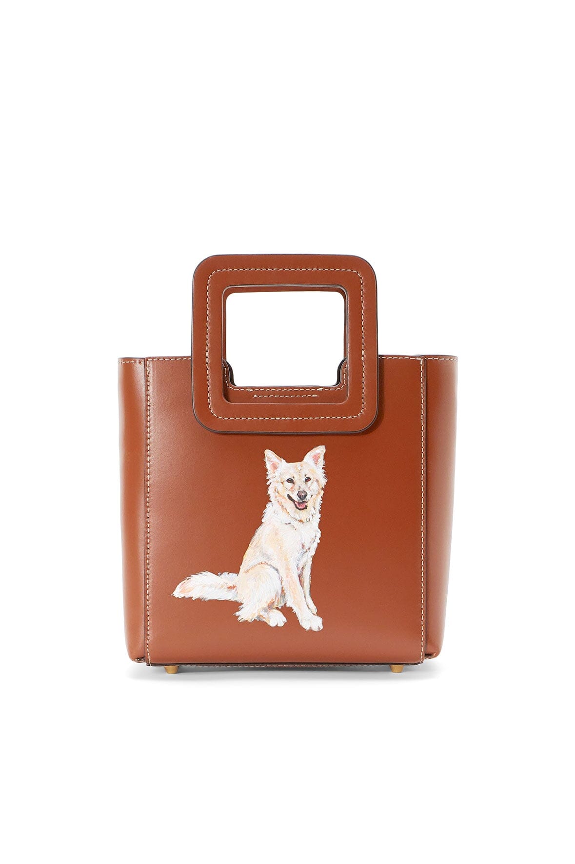 Custom Mini Shirley Leather Bag | Tan — 4