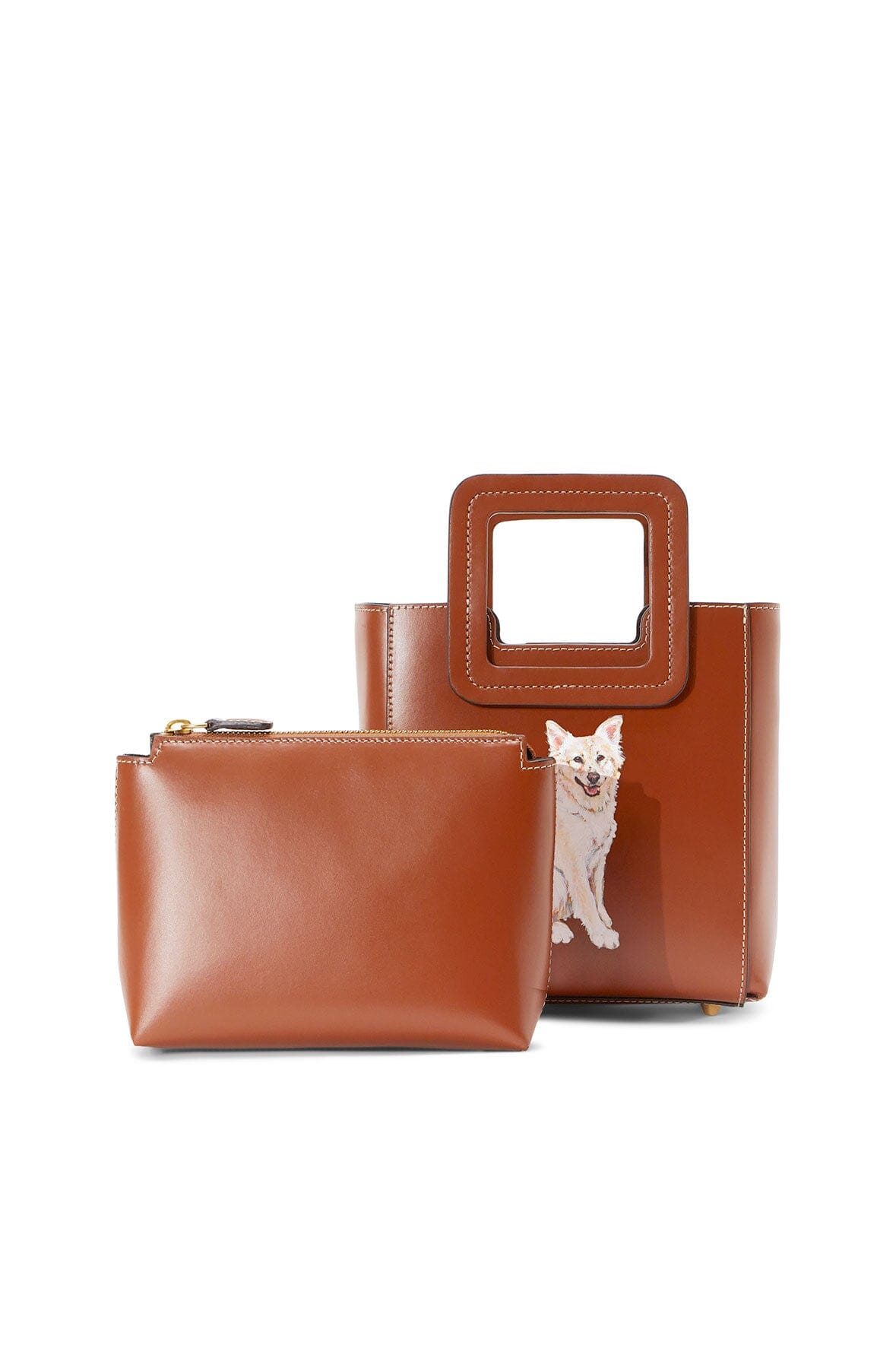 Custom Mini Shirley Leather Bag | Tan — 3