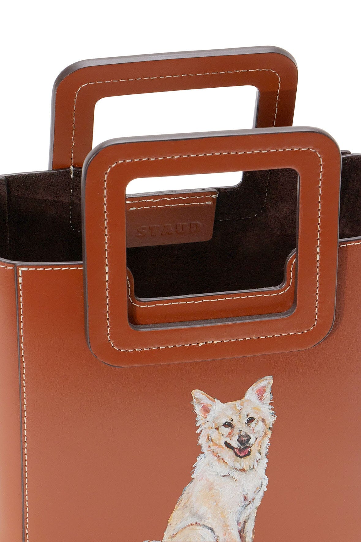 Custom Mini Shirley Leather Bag | Tan — 5
