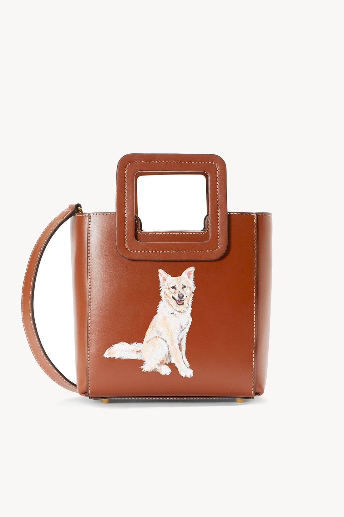 Custom Mini Shirley Leather Bag | Tan — 1