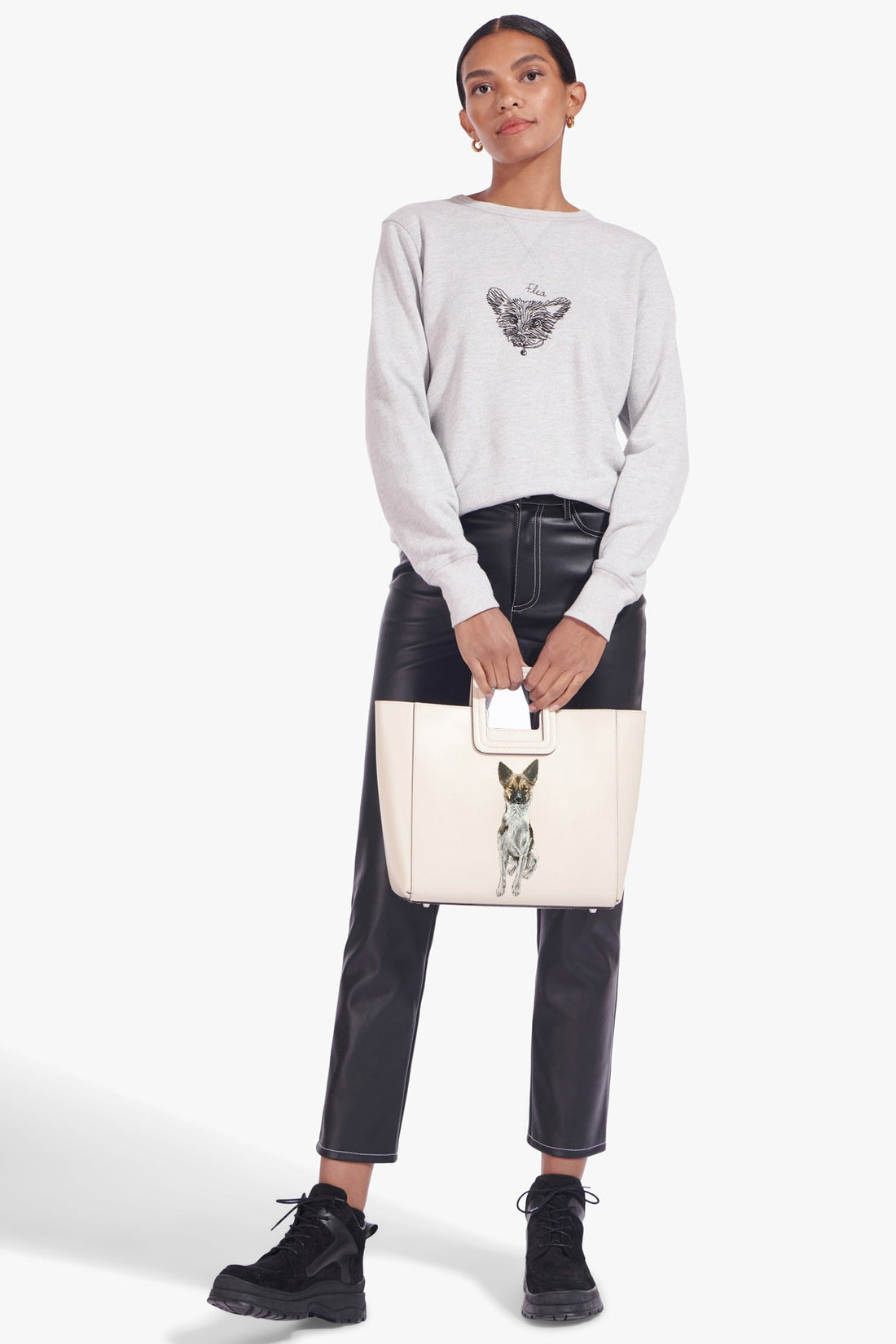 Custom Shirley Leather Bag | Cream — 1