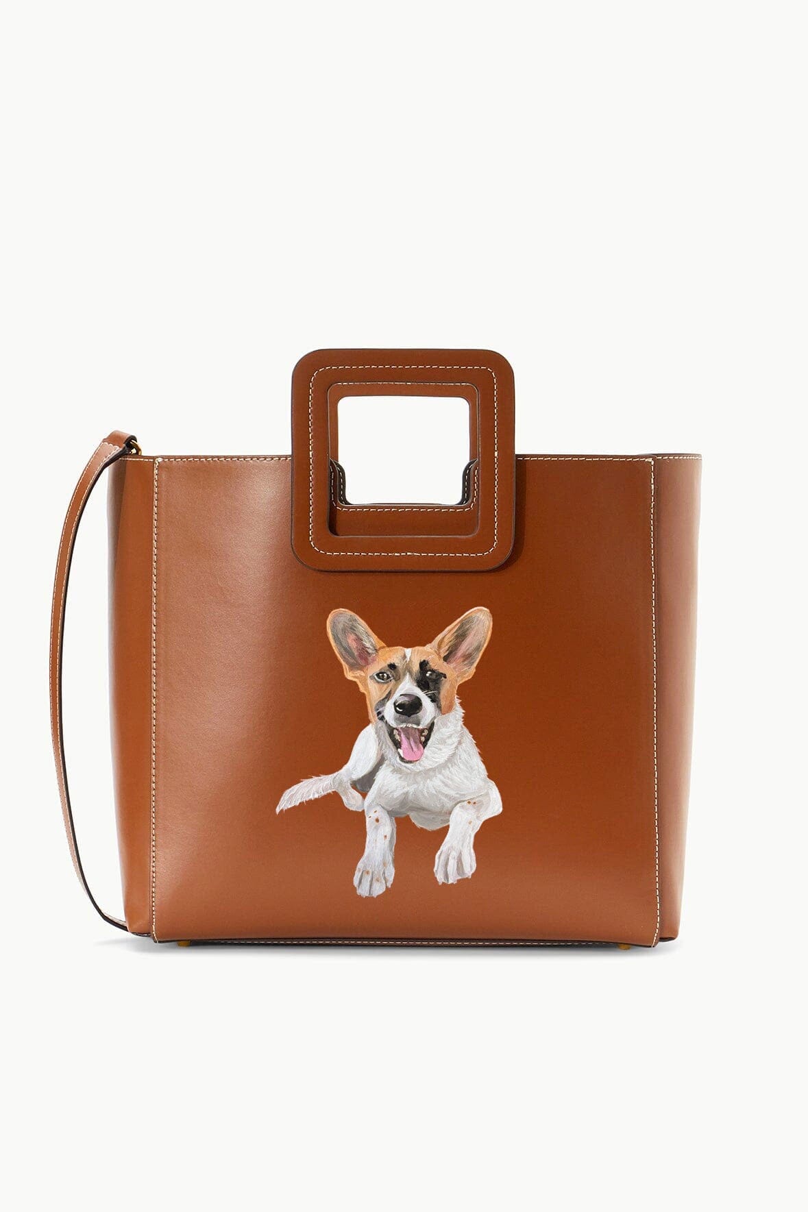Custom Shirley Leather Bag | Tan — 1