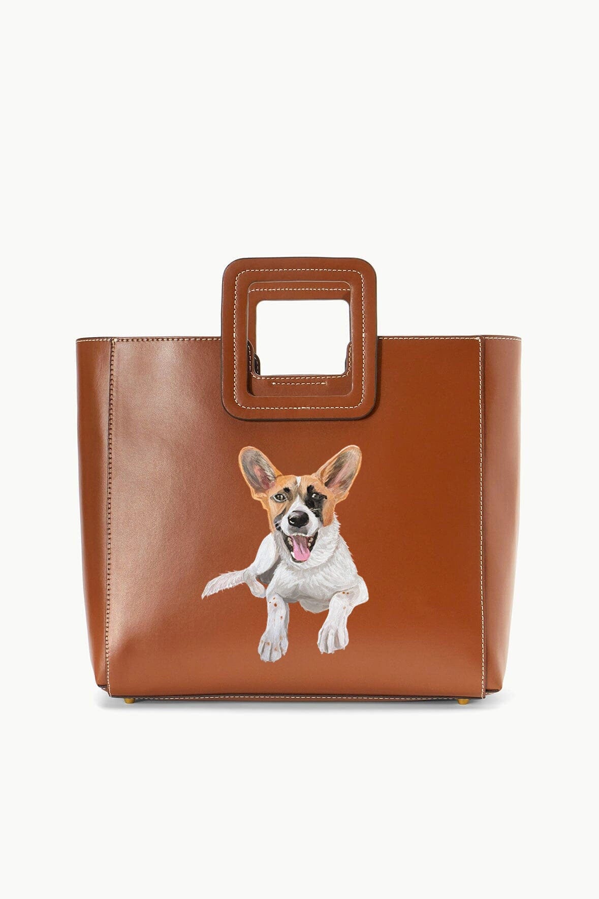 Custom Shirley Leather Bag | Tan — 4