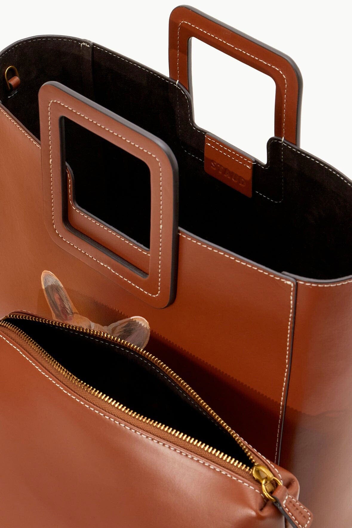 Custom Shirley Leather Bag | Tan — 5