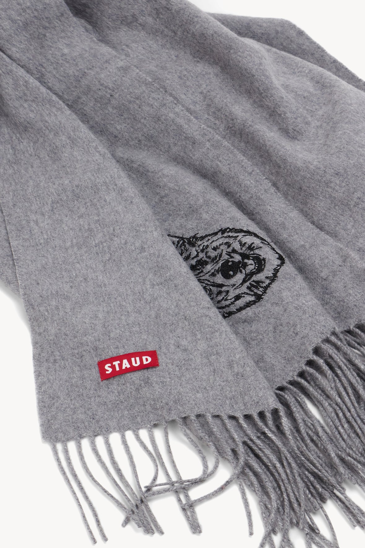 Custom STAUD x C.Bonz Cashmere Blanket | Grey — 3