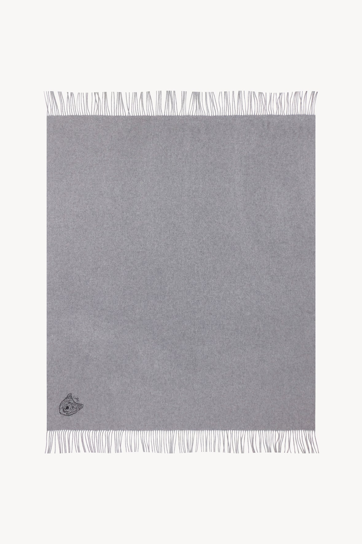 Custom STAUD x C.Bonz Cashmere Blanket | Grey — 4