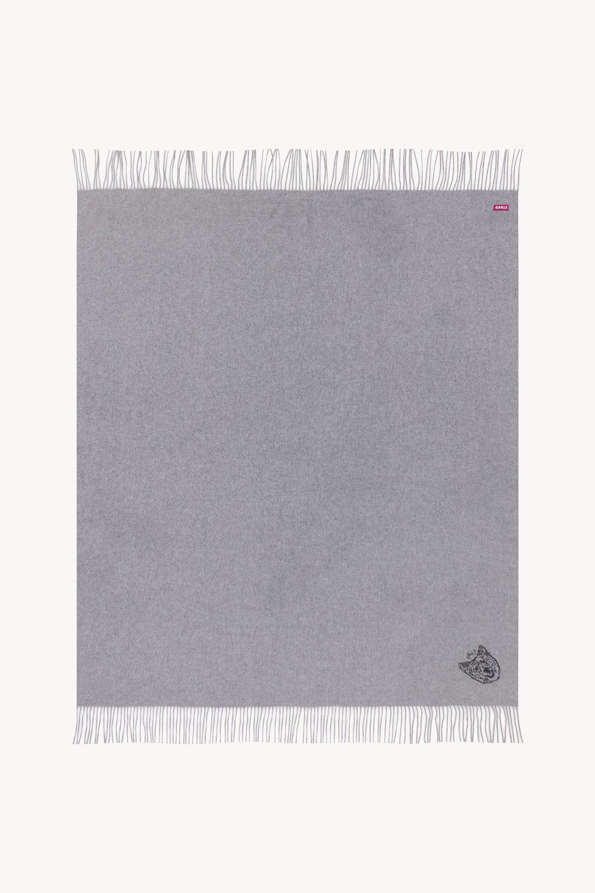 Custom STAUD x C.Bonz Cashmere Blanket | Grey — 5