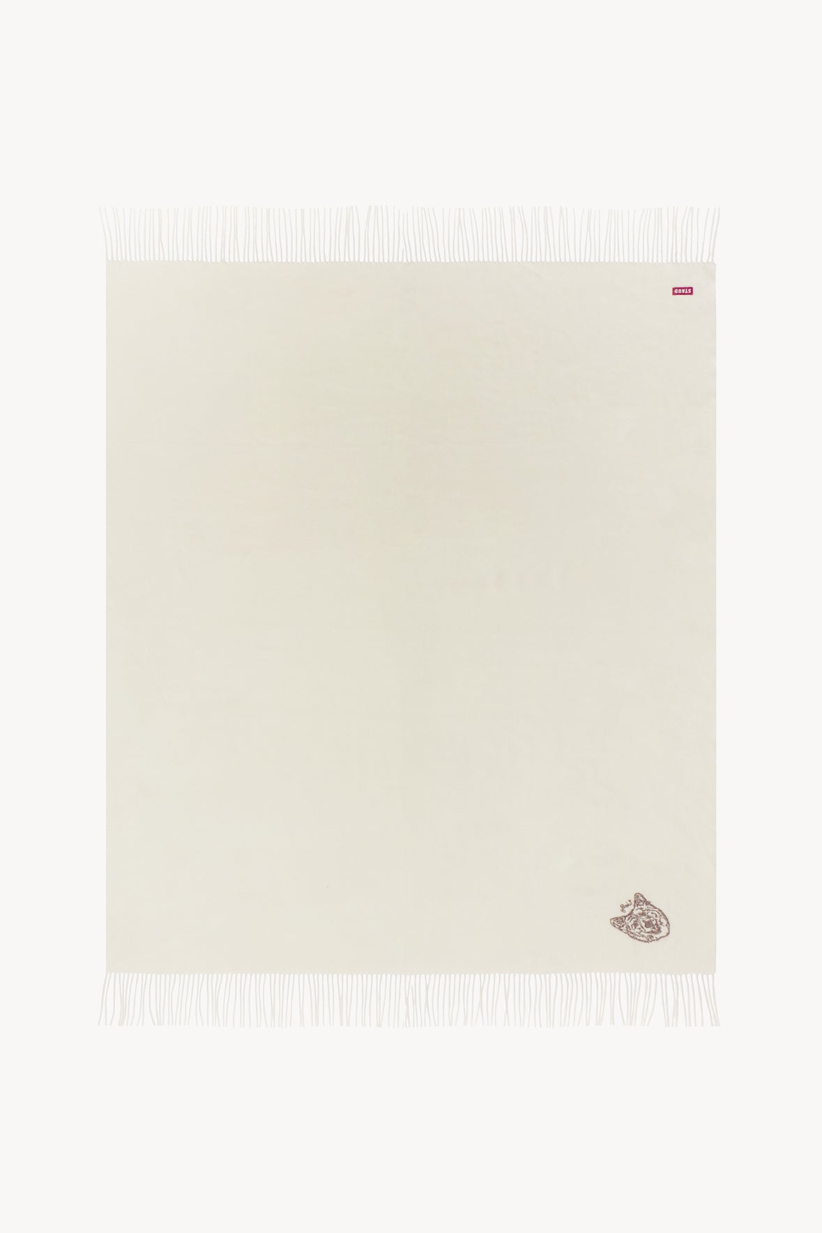 Custom STAUD x C.Bonz Cashmere Blanket | Ivory — 5