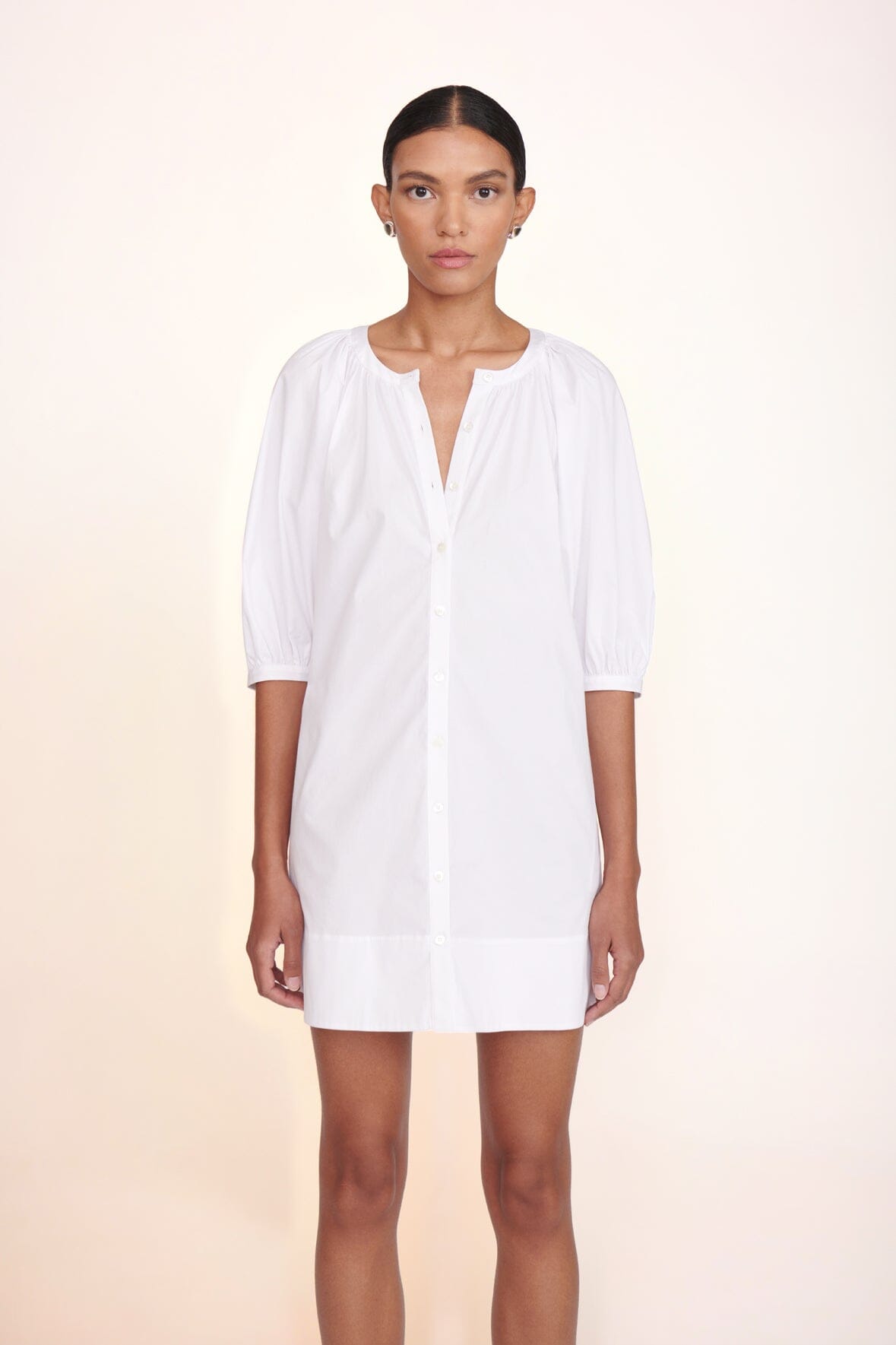 Mini Vincent Dress | White — 4