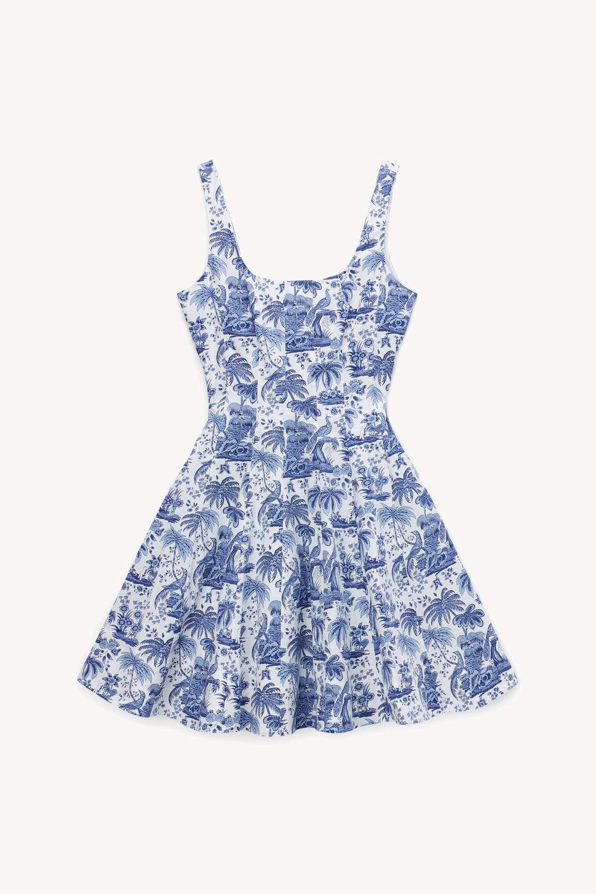 Mini Wells Dress | Blue Toile — 6
