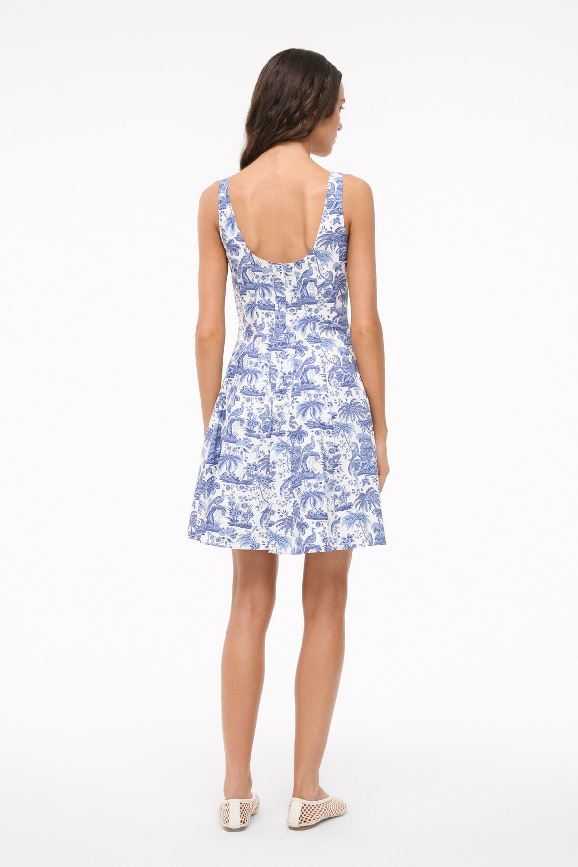 Mini Wells Dress | Blue Toile — 4