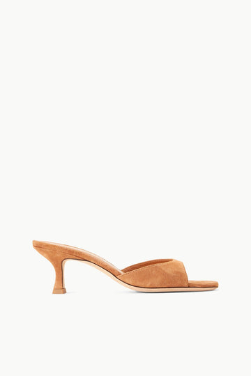 Brigitte Suede Mule | Tan — 1