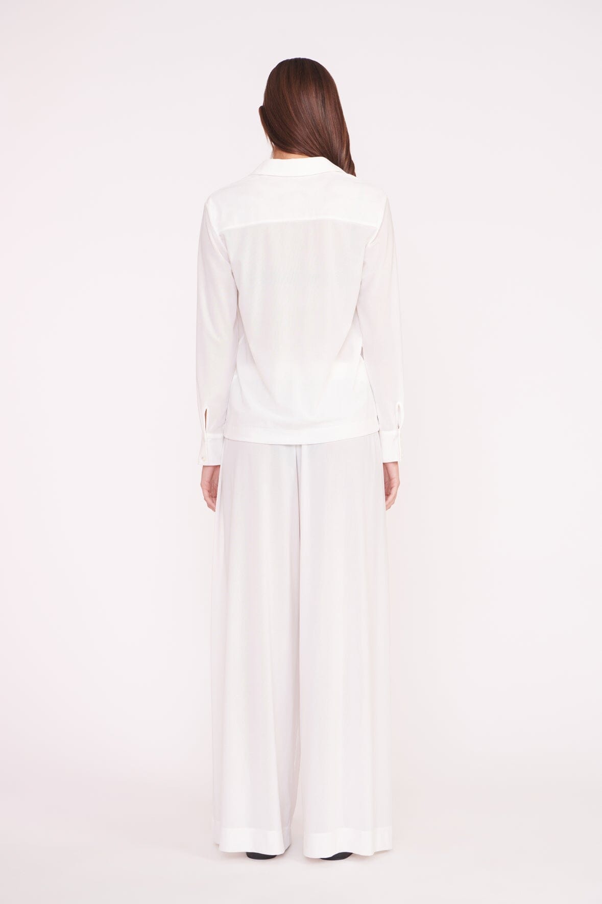 Marza Coverup Pant | White — 2