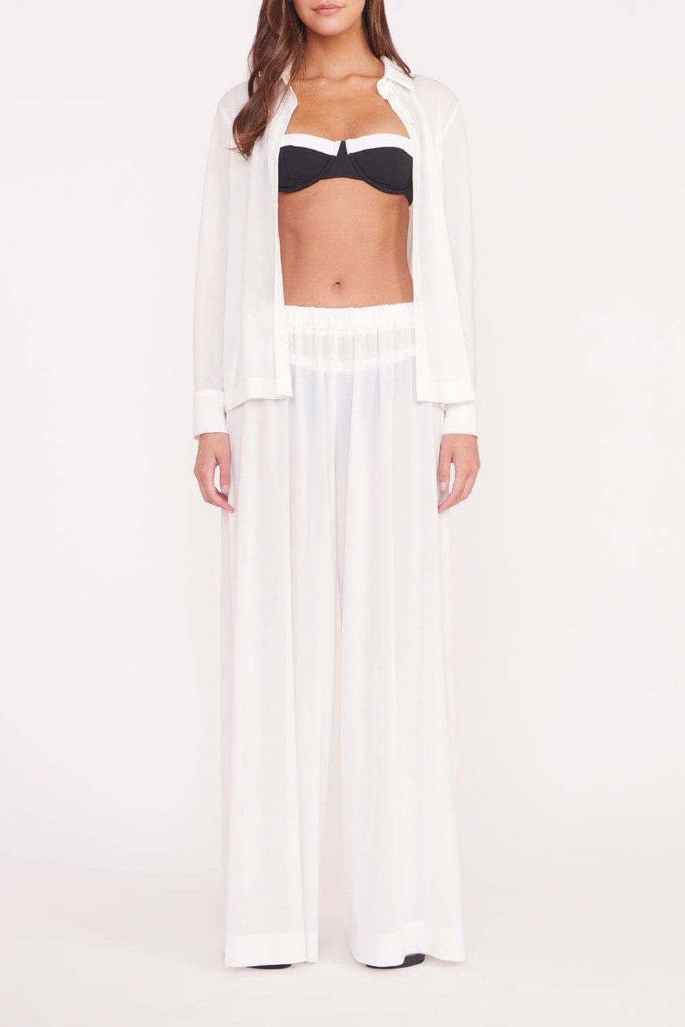 Marza Coverup Pant | White — 1