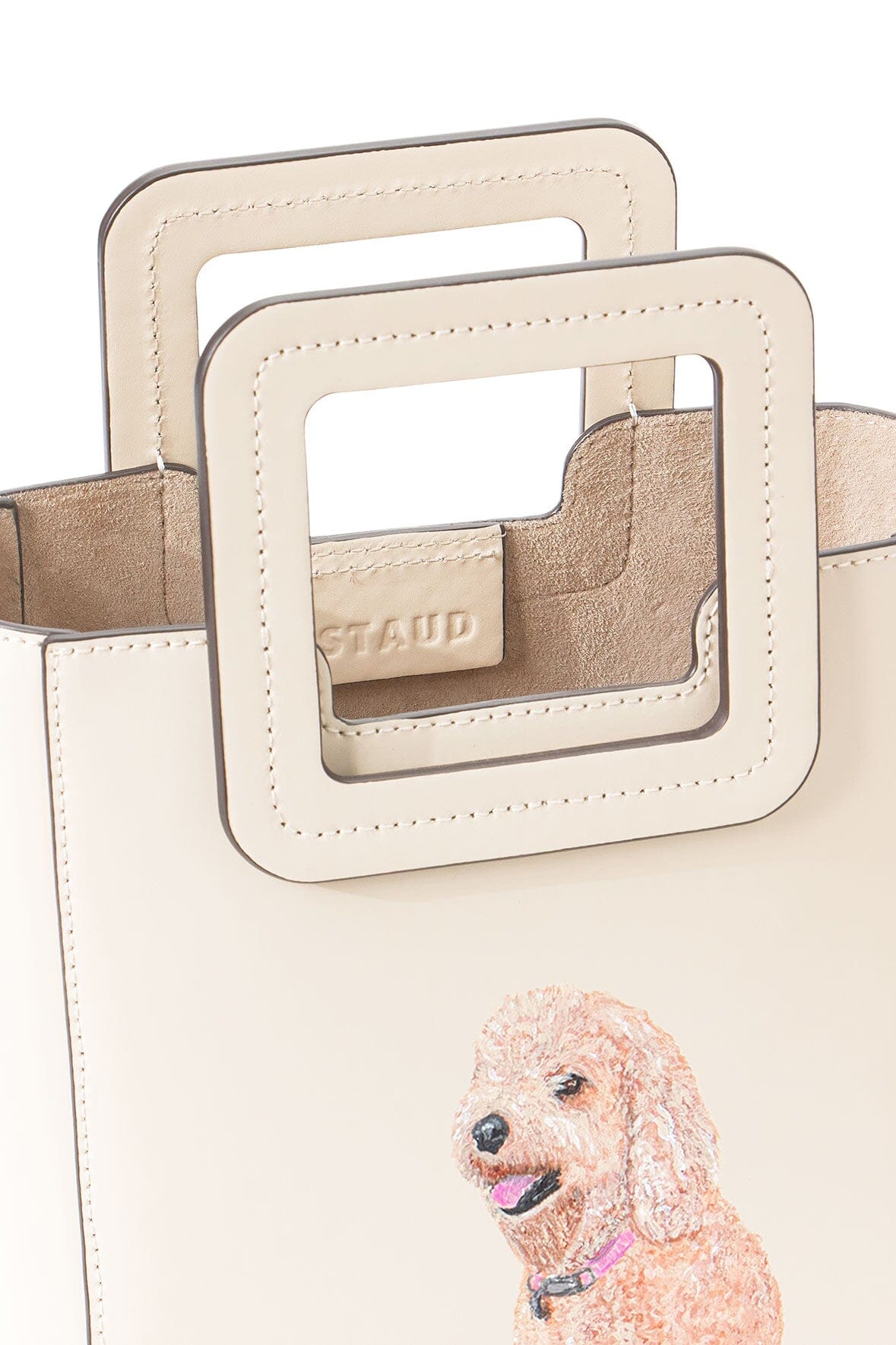Custom Mini Shirley Leather Bag | Cream — 3