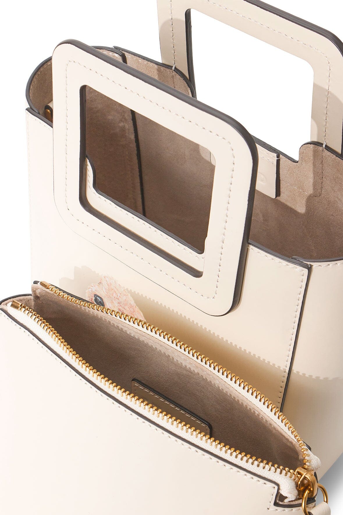 Custom Mini Shirley Leather Bag | Cream — 6