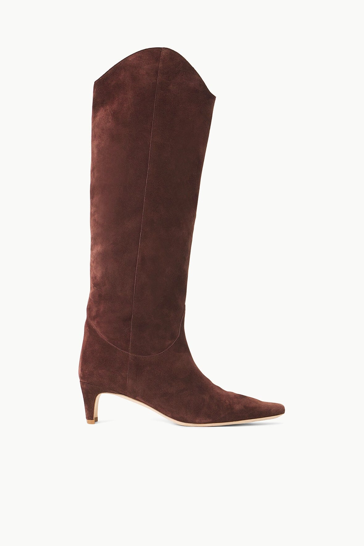 Western Wally Boot | Mahogany Suede — 1