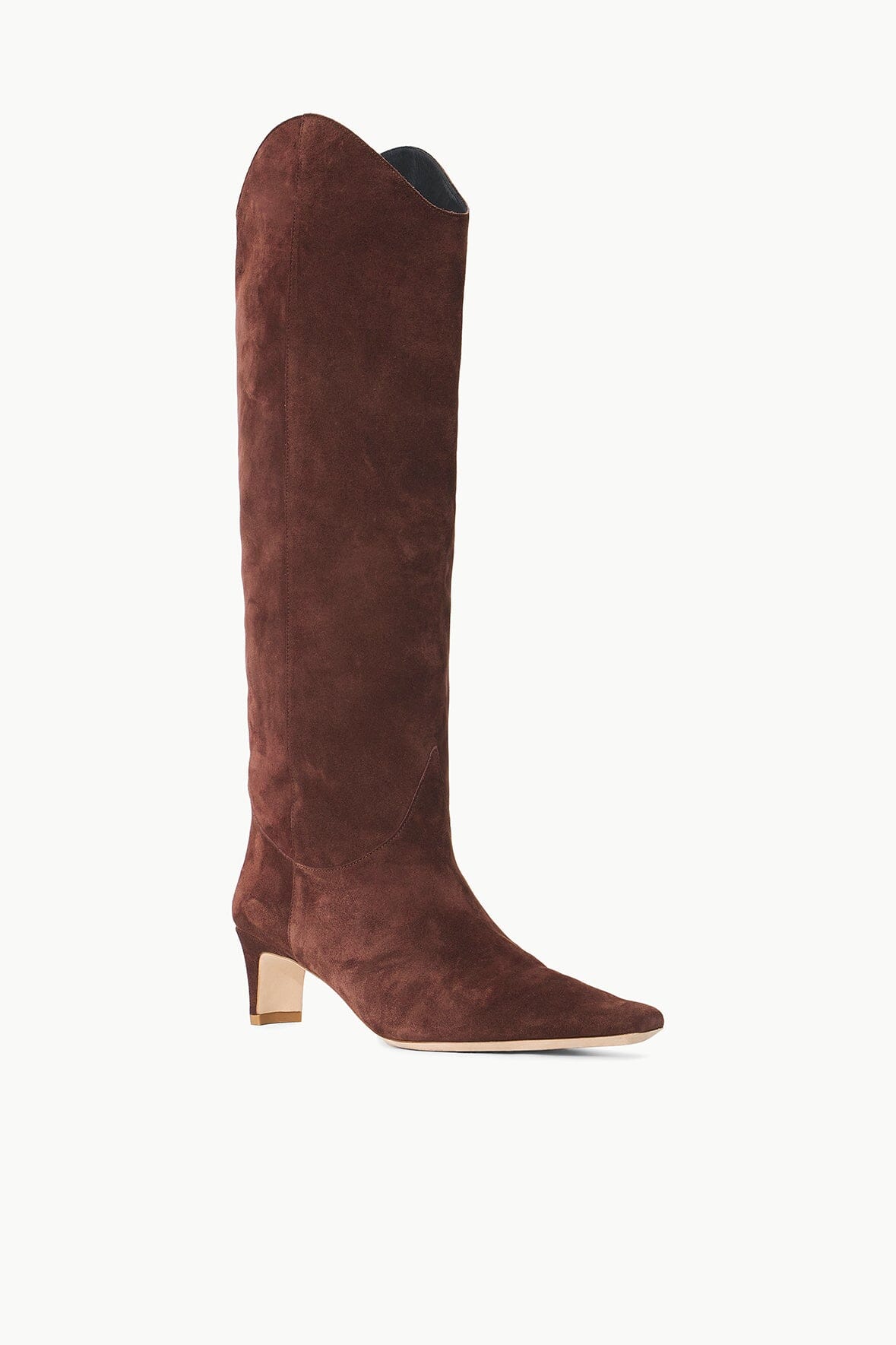 Western Wally Boot | Mahogany Suede — 2
