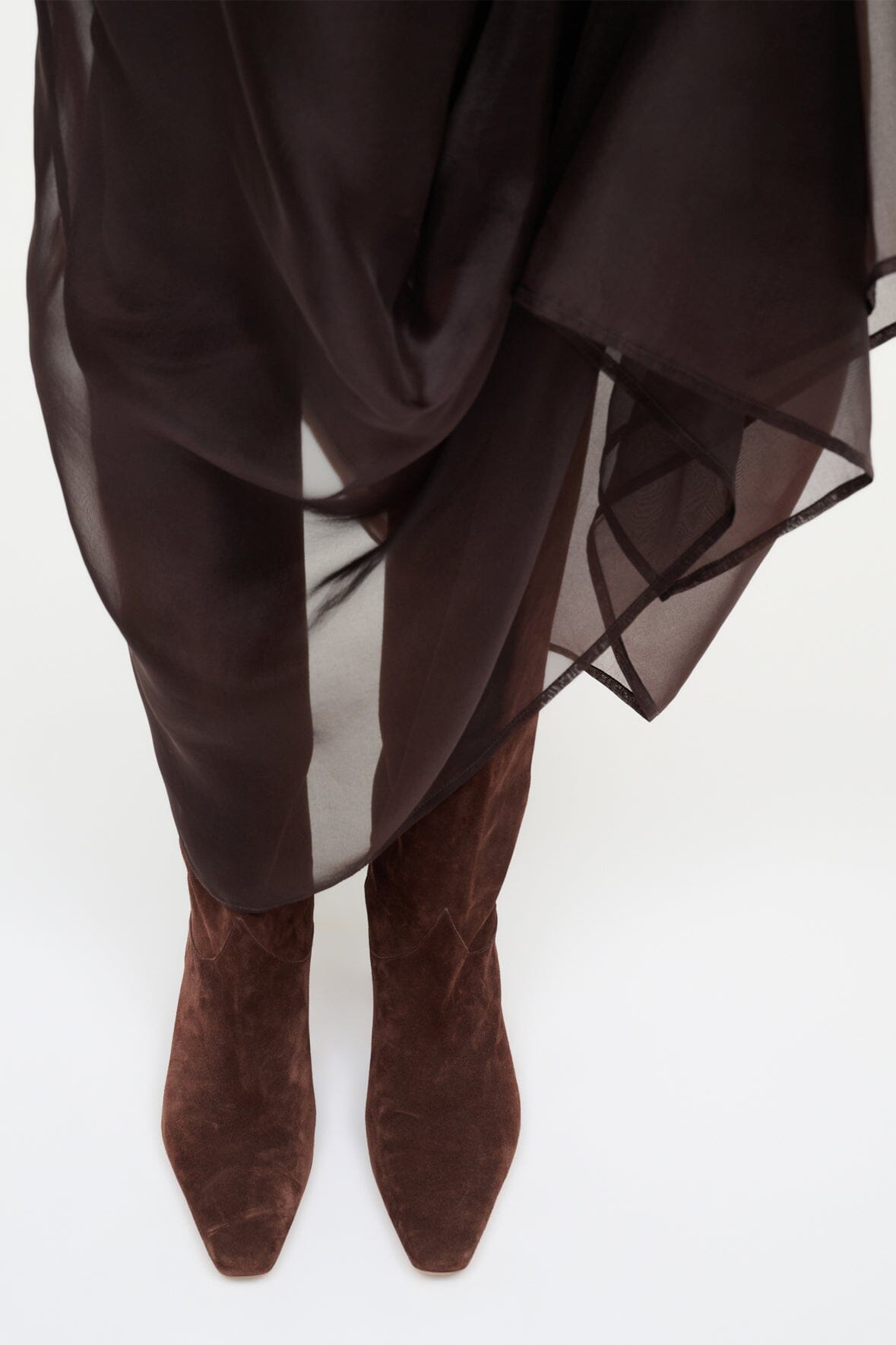 Western Wally Boot | Mahogany Suede — 6