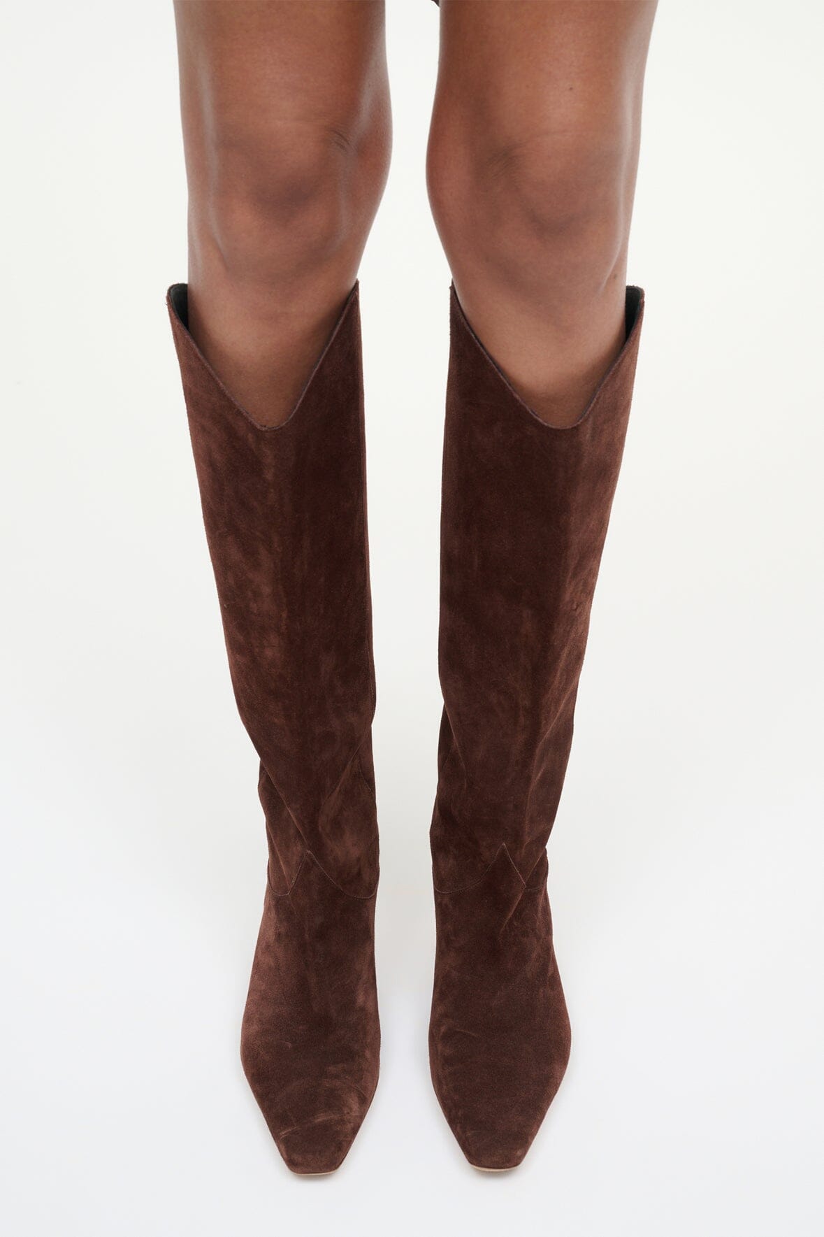 Western Wally Boot | Mahogany Suede — 5