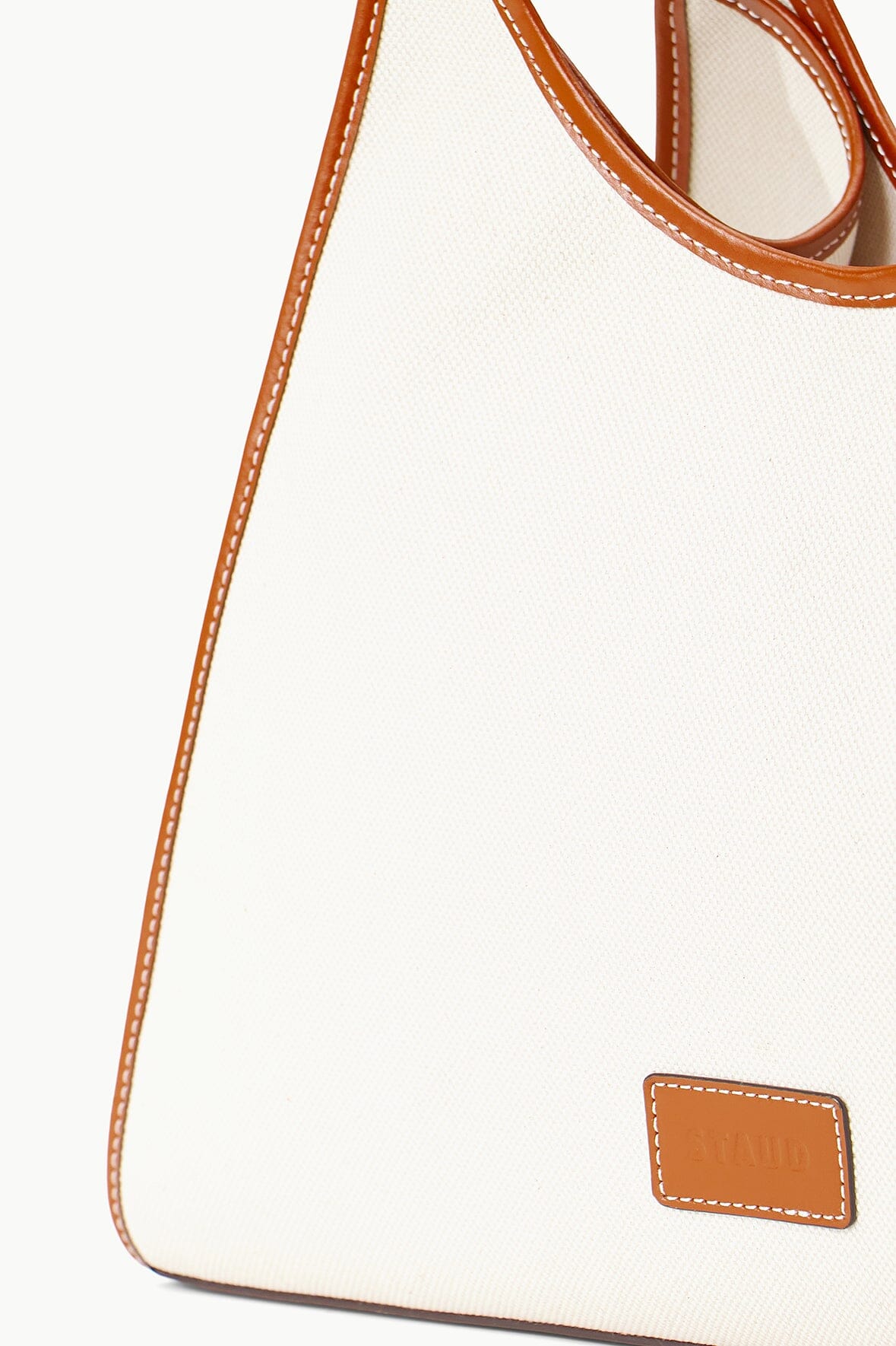 Custom STAUD x C.Bonz Soft Rey Bag | Cream Tan — 6